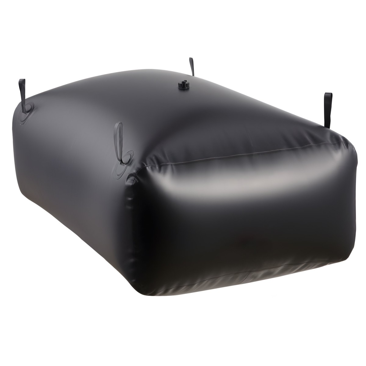 VEVOR Water Storage Bladder, 1000L φορητή & πτυσσόμενη τσάντα αποθήκευσης νερού, ανθεκτική στη φθορά 1000D PVC τσάντα μαλακών νερών, στεγανά δοχεία κάμπινγκ για άρδευση κήπου RV έκτακτης ανάγκης, Μαύρο