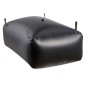 VEVOR Water Storage Bladder, 1000L φορητή & πτυσσόμενη τσάντα αποθήκευσης νερού, ανθεκτική στη φθορά 1000D PVC τσάντα μαλακών νερών, στεγανά δοχεία κάμπινγκ για άρδευση κήπου RV έκτακτης ανάγκης, Μαύρο