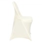 Πτυσσόμενα καλύμματα καρέκλας VEVOR Stretch Spandex, Universal Εφαρμοσμένο κάλυμμα καρέκλας, Αφαιρούμενα πλενόμενα προστατευτικά καλύμματα, για γάμο, γιορτή, συμπόσιο, πάρτι, γιορτή, δείπνο (30 τεμ. Ivory White)