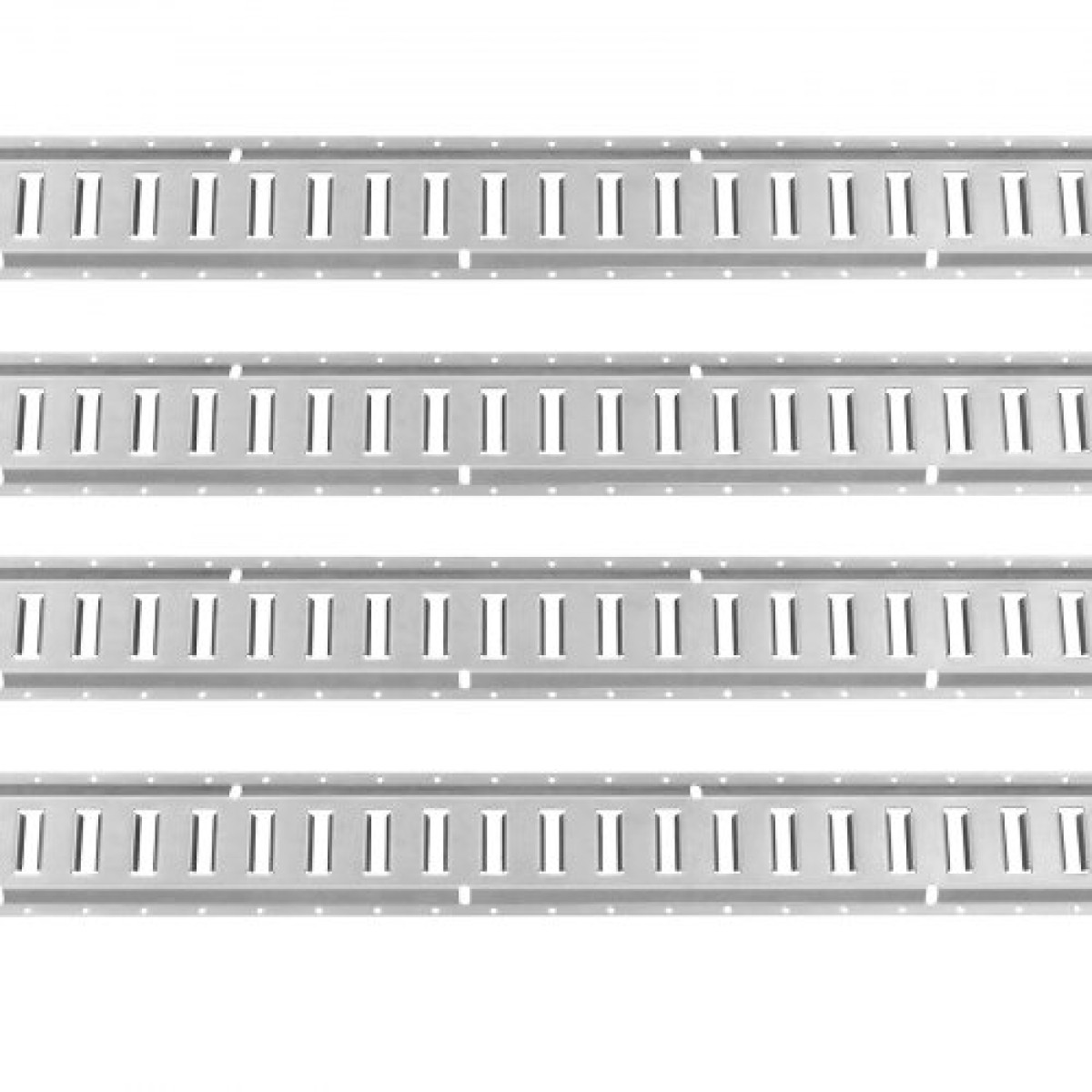 VEVOR E Track Tie-Down Rail Kit, 24PCS 5' E-Tracks Set περιλαμβάνει 8 χαλύβδινες ράγες & 8 άγκυρες O-Ring & 8 Tie-Off με D-Ring, ευέλικτα αξεσουάρ ασφάλισης για μοτοσικλέτες Cargo, φορτίο 2000 lbs