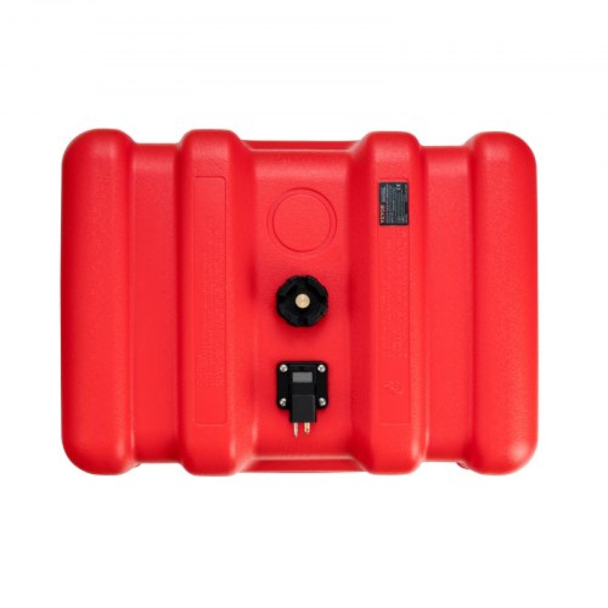 Δεξαμενή καυσίμου VEVOR Marine Fuel Tank, 14,53 Gallon/55L, Φορητή δεξαμενή αερίου καυσίμου σκάφους για σκάφη εξωλέμβιας μηχανής, πλαστική δεξαμενή καυσίμου εξωλέμβιου σκάφους με λάστιχο, εύκολη μεταφορά για σκάφος, ψαρόβαρκα, σκάφος καταστρώματος, κόκκιν