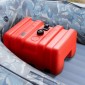 Δεξαμενή καυσίμου VEVOR Marine Fuel Tank, 14,53 Gallon/55L, Φορητή δεξαμενή αερίου καυσίμου σκάφους για σκάφη εξωλέμβιας μηχανής, πλαστική δεξαμενή καυσίμου εξωλέμβιου σκάφους με λάστιχο, εύκολη μεταφορά για σκάφος, ψαρόβαρκα, σκάφος καταστρώματος, κόκκιν