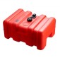 Δεξαμενή καυσίμου VEVOR Marine Fuel Tank, 14,53 Gallon/55L, Φορητή δεξαμενή αερίου καυσίμου σκάφους για σκάφη εξωλέμβιας μηχανής, πλαστική δεξαμενή καυσίμου εξωλέμβιου σκάφους με λάστιχο, εύκολη μεταφορά για σκάφος, ψαρόβαρκα, σκάφος καταστρώματος, κόκκιν