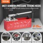 Υδροστατική δοκιμαστική αντλία VEVOR, Max 25 bar/362 PSI, Χειροκίνητο κιτ ελέγχου πίεσης νερού υδραυλικής διπλής βαλβίδας με μετρητή Δεξαμενή νερού 10L, σωλήνας 1,4 m με εξωτερικό σύνδεσμο σπειρώματος 1,27 cm για αγωγό