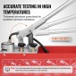 Υδροστατική δοκιμαστική αντλία VEVOR, Max 25 bar/362 PSI, Χειροκίνητο κιτ ελέγχου πίεσης νερού υδραυλικής διπλής βαλβίδας με μετρητή Δεξαμενή νερού 10L, σωλήνας 1,4 m με εξωτερικό σύνδεσμο σπειρώματος 1,27 cm για αγωγό