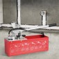Υδροστατική δοκιμαστική αντλία VEVOR, Max 25 bar/362 PSI, Χειροκίνητο κιτ ελέγχου πίεσης νερού υδραυλικής διπλής βαλβίδας με μετρητή Δεξαμενή νερού 10L, σωλήνας 1,4 m με εξωτερικό σύνδεσμο σπειρώματος 1,27 cm για αγωγό