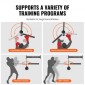 VEVOR Wall Mount Boxing Spinning Bar, Spinning Bar με Punching Ball, Ρυθμιζόμενο Boxing Speed ​​Trainer, Reflex Boxing Bar με γάντια, Boxing Training Equipment for Kickboxing, MMA, Fitness