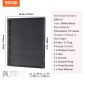 Θήκη οθόνης για αθλητικές κάρτες VEVOR 35, 24,3x30,5x2,1 ίντσες/61,7x77,5x5,3 cm, Πλαίσιο προβολής κάρτας μπέιζμπολ με 98% προστασία UV Clear View γυαλί υπολογιστή, ντουλάπι τοίχου που κλειδώνει για ποδοσφαιρική κάρτα χόκεϊ μπάσκετ