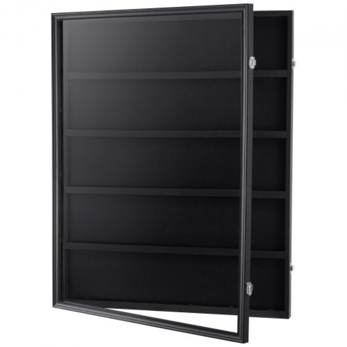 Θήκη οθόνης για αθλητικές κάρτες VEVOR 35, 24,3x30,5x2,1 ίντσες/61,7x77,5x5,3 cm, Πλαίσιο προβολής κάρτας μπέιζμπολ με 98% προστασία UV Clear View γυαλί υπολογιστή, ντουλάπι τοίχου που κλειδώνει για ποδοσφαιρική κάρτα χόκεϊ μπάσκετ
