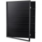 Θήκη οθόνης για αθλητικές κάρτες VEVOR 35, 24,3x30,5x2,1 ίντσες/61,7x77,5x5,3 cm, Πλαίσιο προβολής κάρτας μπέιζμπολ με 98% προστασία UV Clear View γυαλί υπολογιστή, ντουλάπι τοίχου που κλειδώνει για ποδοσφαιρική κάρτα χόκεϊ μπάσκετ