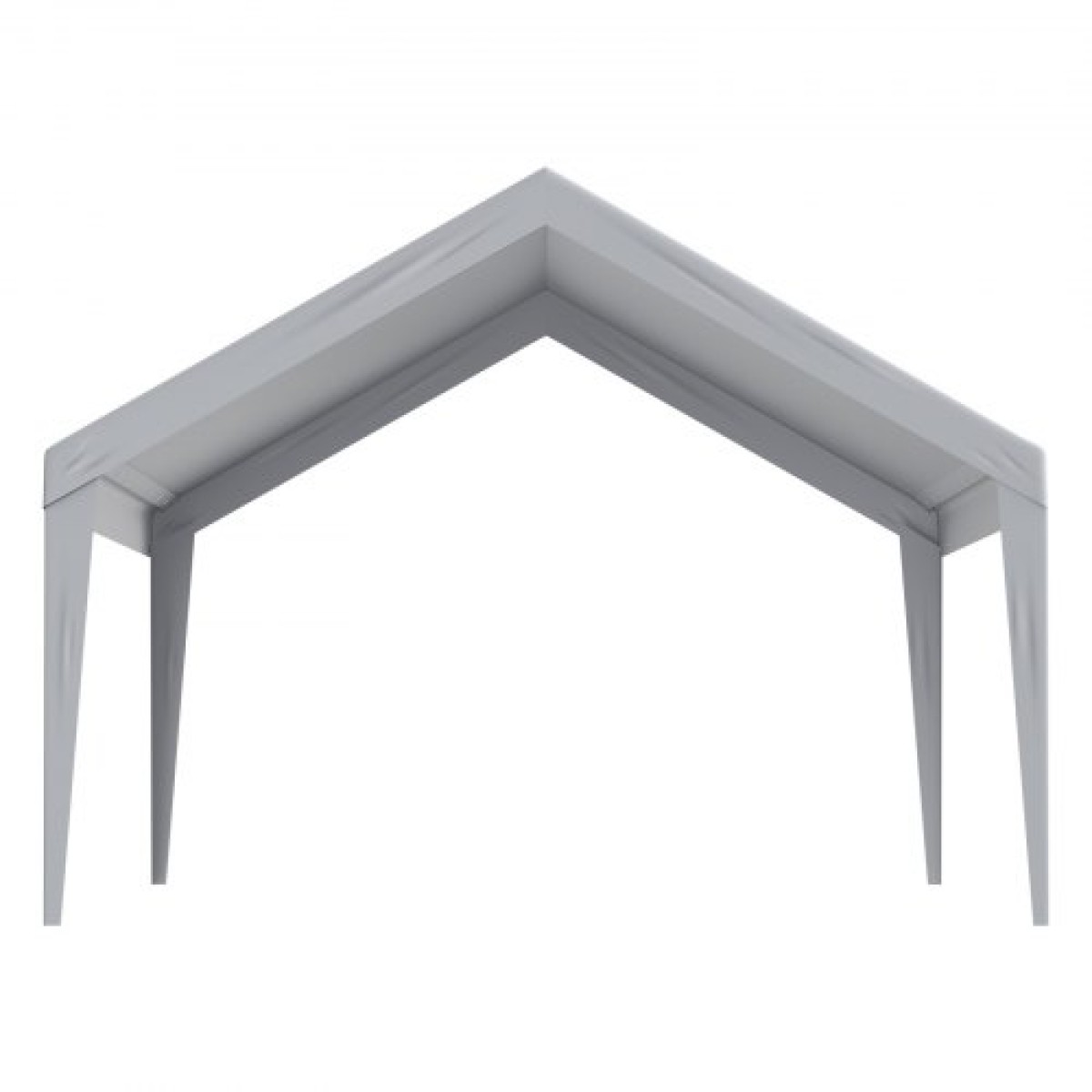 Ανταλλακτικό κάλυμμα κουβούκλιο VEVOR Carport 13 x 20 ποδιών, προστατευτικό κάλυμμα για σκηνές γκαράζ βαρέως τύπου αδιάβροχο και προστασία από την υπεριώδη ακτινοβολία, Εύκολη εγκατάσταση με μπάντζες μπάλας, γκρι (Μόνο επάνω κάλυμμα, δεν περιλαμβάνεται πλ