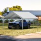 Ανταλλακτικό κάλυμμα κουβούκλιο VEVOR Carport 13 x 20 ποδιών, προστατευτικό κάλυμμα για σκηνές γκαράζ βαρέως τύπου αδιάβροχο και προστασία από την υπεριώδη ακτινοβολία, Εύκολη εγκατάσταση με μπάντζες μπάλας, γκρι (Μόνο επάνω κάλυμμα, δεν περιλαμβάνεται πλ