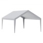 Ανταλλακτικό κάλυμμα κουβούκλιο VEVOR Carport 13 x 20 ποδιών, προστατευτικό κάλυμμα για σκηνές γκαράζ βαρέως τύπου αδιάβροχο και προστασία από την υπεριώδη ακτινοβολία, Εύκολη εγκατάσταση με μπάντζες μπάλας, γκρι (Μόνο επάνω κάλυμμα, δεν περιλαμβάνεται πλ
