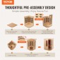 VEVOR Far Infrared Wooden Sauna, Room Home Sauna Spa για 2 Άτομα, Χαμηλή EMF Far Infrared Ξύλινη Σάουνα με σκληρυμένη γυάλινη πόρτα & πολύχρωμη λάμπα LED & ηχεία Bluetooth, 1850W Εσωτερική χρήση
