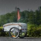 VEVOR Bike Cargo Trailer, χωρητικότητα φόρτωσης 88/100/160 lbs, βαρέως τύπου καρότσι ποδηλάτου, αναδιπλούμενος συμπαγής χώρος αποθήκευσης με γενικό κοτσαδόρο