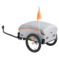VEVOR Bike Cargo Trailer, χωρητικότητα φόρτωσης 88/100/160 lbs, βαρέως τύπου καρότσι ποδηλάτου, αναδιπλούμενος συμπαγής χώρος αποθήκευσης με γενικό κοτσαδόρο