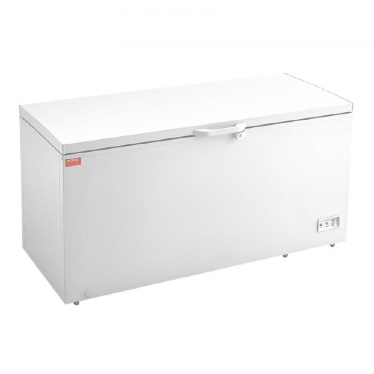 VEVOR Chest Freezer, 17,2 cu.ft / 488 L Large Deep Freezer & 4 Αποσπώμενα καλάθια, Ανοιχτοί Επαγγελματικοί Καταψύκτες Θυρίδας με Καπάκι, Ρυθμιζόμενη θερμοκρασία 7 Επιπέδων, Φωτισμός LED, 6 Τροχοί