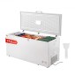 VEVOR Chest Freezer, 17,2 cu.ft / 488 L Large Deep Freezer & 4 Αποσπώμενα καλάθια, Ανοιχτοί Επαγγελματικοί Καταψύκτες Θυρίδας με Καπάκι, Ρυθμιζόμενη θερμοκρασία 7 Επιπέδων, Φωτισμός LED, 6 Τροχοί