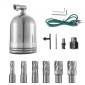 VEVOR 1100W Magnetic Drill Press 12000 N Magnet Force με 6 τμχ Δακτυλιοειδείς μύτες κοπής HSS