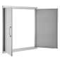 VEVOR BBQ Access Door, 790x790 mm Διπλή Πόρτα Εξωτερικής Κουζίνας, Πόρτα από ανοξείδωτο ατσάλι Flush Mount, Επιτοίχια Κατακόρυφη Πόρτα με χερούλια, για BBQ Island, Ψητοπωλείο, Εξωτερικό ντουλάπι