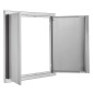 VEVOR BBQ Access Door, 660x610 mm Διπλή Πόρτα Εξωτερικής Κουζίνας, Πόρτα από ανοξείδωτο ατσάλι, Flush Mount Door, Wall Κατακόρυφη Πόρτα με Χειρολαβές, για BBQ Island, Ψητοπωλείο, Εξωτερικό ντουλάπι
