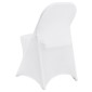 Πτυσσόμενα καλύμματα καρέκλας VEVOR Stretch Spandex, Universal Εφαρμοσμένο κάλυμμα καρέκλας, Αφαιρούμενα πλενόμενα προστατευτικά καλύμματα, για γάμους, διακοπές, συμπόσιο, πάρτι, γιορτή, δείπνο (50 τμχ Λευκό)