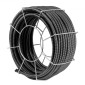Καλώδιο καθαρισμού αποχέτευσης VEVOR 100 FT x 3/4 ιντσών, Καλώδιο καθαρισμού αποχέτευσης στερεού πυρήνα από χάλυβα με 4 κοπτήρες για σωλήνες 3,9" έως 7,9", Επαγγελματικό καλώδιο αποχέτευσης αποχέτευσης εσωτερικού πυρήνα για νεροχύτη, αποχέτευση 