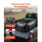 VEVOR Water Storage Bladder, 240L φορητή & πτυσσόμενη τσάντα αποθήκευσης νερού, ανθεκτική στη φθορά 1000D PVC τσάντα μαλακών νερών, στεγανά δοχεία κάμπινγκ για άρδευση κήπου RV έκτακτης ανάγκης, Μαύρο