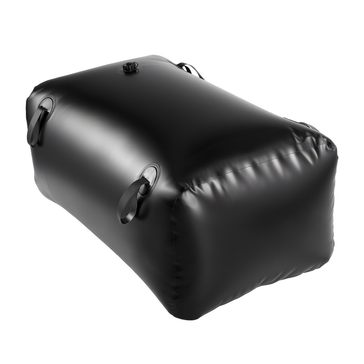 VEVOR Water Storage Bladder, 240L φορητή & πτυσσόμενη τσάντα αποθήκευσης νερού, ανθεκτική στη φθορά 1000D PVC τσάντα μαλακών νερών, στεγανά δοχεία κάμπινγκ για άρδευση κήπου RV έκτακτης ανάγκης, Μαύρο