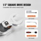 VEVOR Crowfoot Wrench Set, 1/2" Drive 14-Piece SAE (1-1/16" - 2") Crows Foot Wrench Set with Storage Tray, 40CR Material with Laser Etched Sing, για μηχανική συντήρηση ή επισκευή