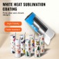 VEVOR 8 Pack Straight Sublimation Tumblers, 30 oz/850,5 g Blank Tumbler Bulk, από ανοξείδωτο χάλυβα διπλού τοιχώματος ποτηράκια με καλαμάκι, καπάκι, βούρτσα, βάση, συρρικνωμένο περιτύλιγμα, κουτί δώρου, για πρέσα θερμότητας και μεταφορά θερμότητας