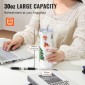 VEVOR 8 Pack Straight Sublimation Tumblers, 30 oz/850,5 g Blank Tumbler Bulk, από ανοξείδωτο χάλυβα διπλού τοιχώματος ποτηράκια με καλαμάκι, καπάκι, βούρτσα, βάση, συρρικνωμένο περιτύλιγμα, κουτί δώρου, για πρέσα θερμότητας και μεταφορά θερμότητας