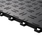 VEVOR Πλακάκια γκαράζ Interlocking, 12 x 12 x 0,53 ιντσών 50 Pack Πλακάκια δαπέδου γκαράζ, αντιολισθητικά πλακάκια δαπέδου γκαράζ διπλής όψης, για γκαράζ, υπόγεια, επισκευαστήρια, μαύρο