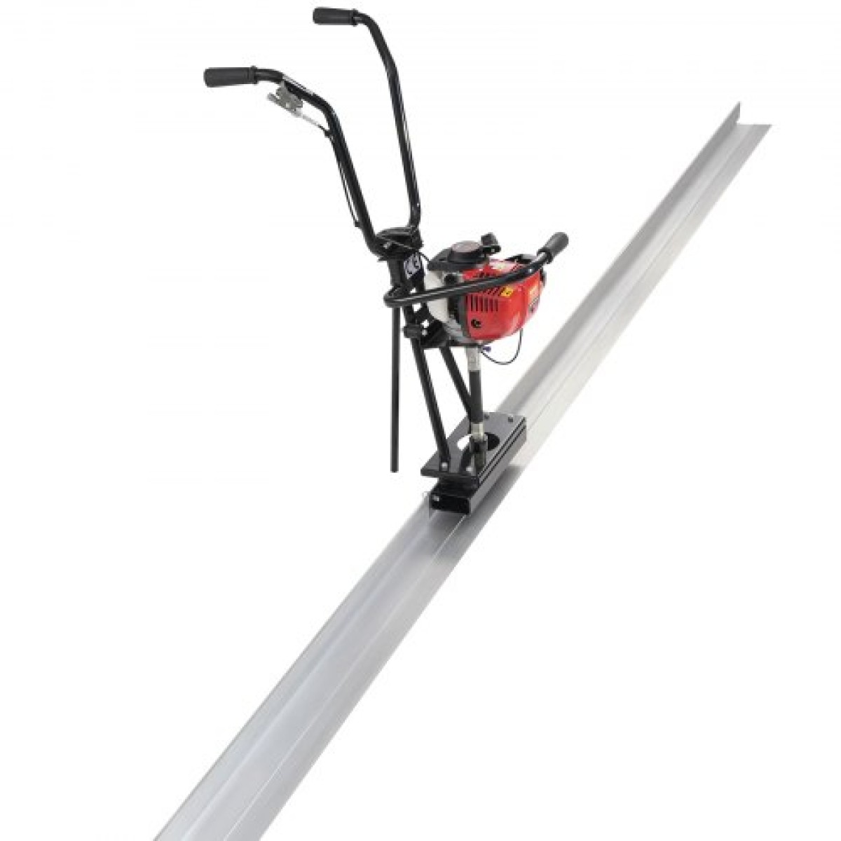 VEVOR Gas Concrete Power Screed, με Σετ ράβδων ίσιας ακμής σανίδας αλουμινίου 3370mm, δονούμενος κινητήρας φινιρίσματος τσιμέντου 4 χρόνων με ρυθμιζόμενες λαβές, εργαλεία σκυροδέματος υψηλής απόδοσης 6500rpm