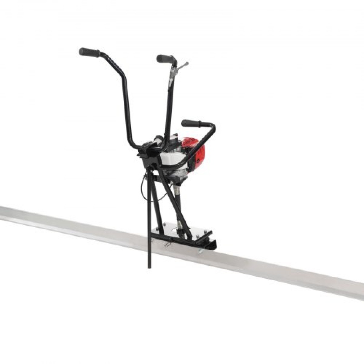VEVOR Gas Concrete Power Screed, με Σετ ράβδων ίσιας ακμής σανίδας αλουμινίου 3370mm, δονούμενος κινητήρας φινιρίσματος τσιμέντου 4 χρόνων με ρυθμιζόμενες λαβές, εργαλεία σκυροδέματος υψηλής απόδοσης 6500rpm