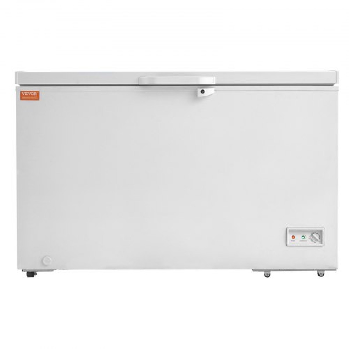 VEVOR Chest Freezer, 12,8 cu.ft / 345 L Μεγάλη κατάψυξη & 4 αφαιρούμενα καλάθια, Επαγγελματικοί καταψύκτες στο επάνω μέρος ανοιχτής πόρτας με ανοιγόμενη πόρτα με καπάκι κλειδώματος, ρυθμιζόμενη θερμοκρασία 7 επιπέδων, φωτισμός LED, 6 τροχοί