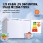 VEVOR Chest Freezer, 12,8 cu.ft / 345 L Μεγάλη κατάψυξη & 4 αφαιρούμενα καλάθια, Επαγγελματικοί καταψύκτες στο επάνω μέρος ανοιχτής πόρτας με ανοιγόμενη πόρτα με καπάκι κλειδώματος, ρυθμιζόμενη θερμοκρασία 7 επιπέδων, φωτισμός LED, 6 τροχοί