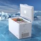 VEVOR Chest Freezer, 12,8 cu.ft / 345 L Μεγάλη κατάψυξη & 4 αφαιρούμενα καλάθια, Επαγγελματικοί καταψύκτες στο επάνω μέρος ανοιχτής πόρτας με ανοιγόμενη πόρτα με καπάκι κλειδώματος, ρυθμιζόμενη θερμοκρασία 7 επιπέδων, φωτισμός LED, 6 τροχοί