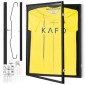 Θήκη πλαισίου οθόνης VEVOR Jersey, 590 x 790 x 40 mm (23,3 x 31,2 x 1,5 ίντσες), Μεγάλο Sport Jersey Shadow Box με 98% προστασία από υπεριώδη ακτινοβολία για υπολογιστή και κρεμάστρες, για μπλούζα και στολή για μπάσκετ μπάσκετ ποδοσφαίρου χόκεϊ