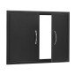 VEVOR BBQ Access Door, 788x610 mm Διπλή Πόρτα Εξωτερικής Κουζίνας, Πόρτα Ψυχρής Πλάτας Flush Mount, Επιτοίχια Κατακόρυφη Πόρτα με χερούλια, για BBQ Island, Ψητοπωλείο, Εξωτερικό ντουλάπι