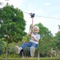 Κιτ Zipline VEVOR για παιδιά και ενήλικες, κιτ φερμουάρ 48,77 m έως 226,8 κιλά, φερμουάρ Γρήγορης εγκατάστασης σε εξωτερικό χώρο πίσω αυλή, Ψυχαγωγία παιδικής χαράς με φερμουάρ από ανοξείδωτο χάλυβα, φρένο ελατηρίου, ζώνη ασφαλείας, κάθισμα