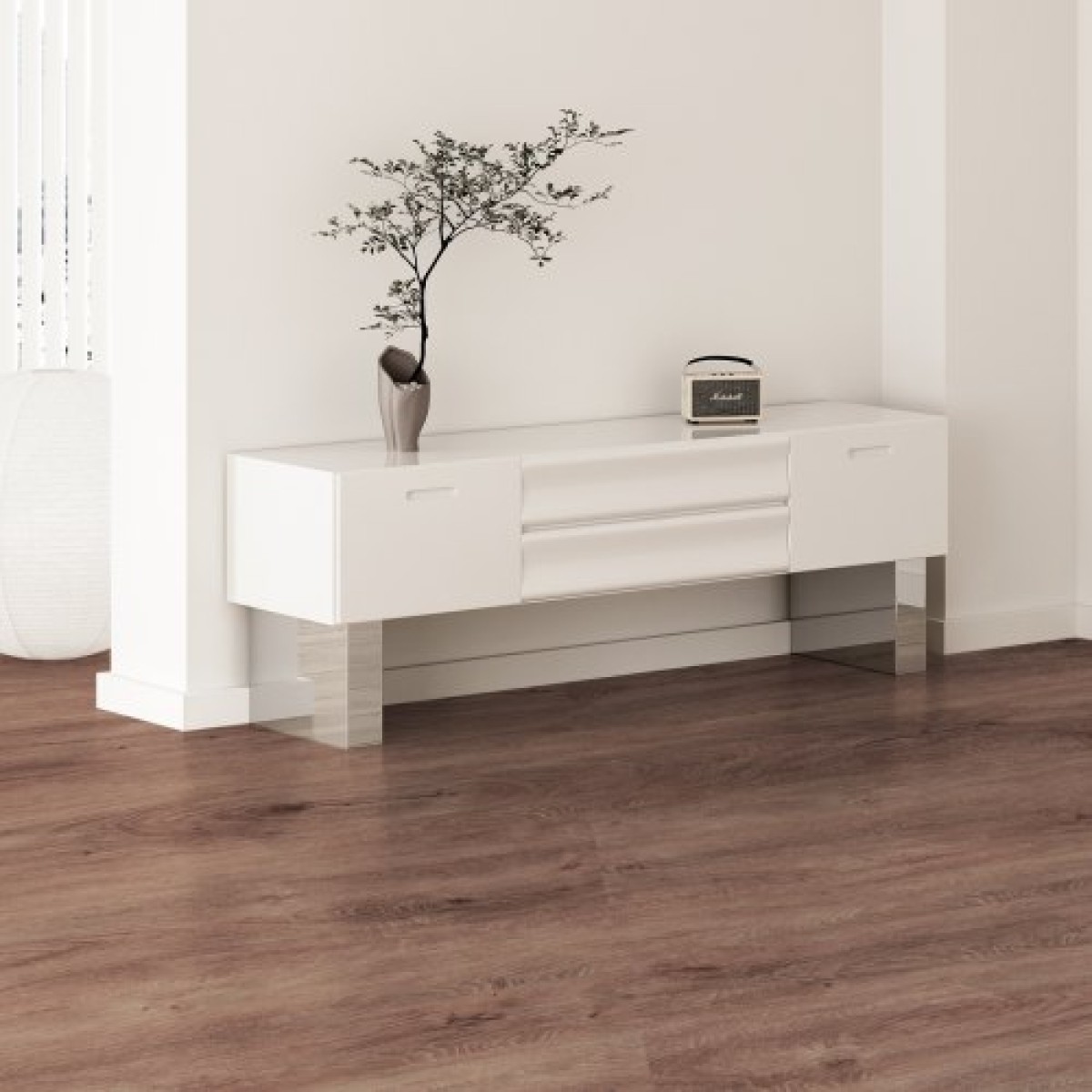 VEVOR Πλακάκια δαπέδου Interlocking Vinyl 1220 X 185 mm, 10 πλακάκια πάχους 5,5 mm που κουμπώνουν μαζί, DIY δάπεδο με κόκκους ξύλου βαθύ καφέ για κουζίνα, τραπεζαρία, υπνοδωμάτια και μπάνια, Εύκολη διακόσμηση σπιτιού