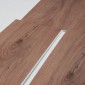 VEVOR Πλακάκια δαπέδου Interlocking Vinyl 1220 X 185 mm, 10 πλακάκια πάχους 5,5 mm που κουμπώνουν μαζί, DIY δάπεδο με κόκκους ξύλου βαθύ καφέ για κουζίνα, τραπεζαρία, υπνοδωμάτια και μπάνια, Εύκολη διακόσμηση σπιτιού