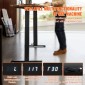VEVOR Electric Standing Πλαίσιο Διπλού κινητήρα Ρυθμιζόμενο 70-117 cm Υ Μαύρο