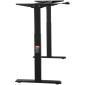 VEVOR Electric Standing Πλαίσιο Διπλού κινητήρα Ρυθμιζόμενο 70-117 cm Υ Μαύρο
