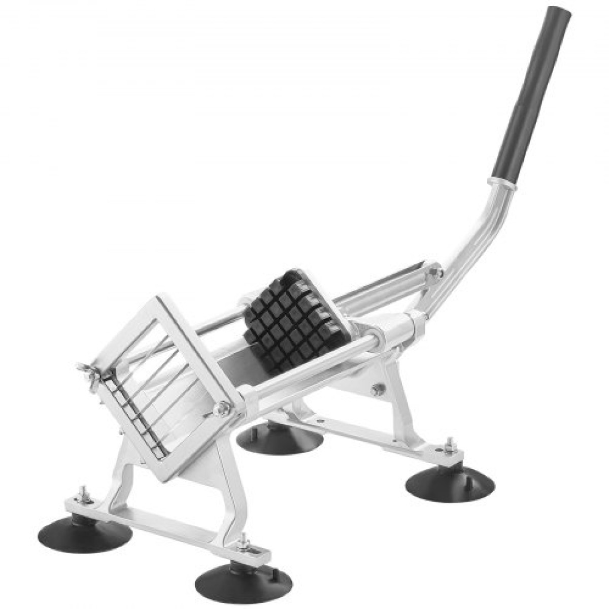 VEVOR Εμπορικός τεμαχιστής λαχανικών, 1/4"+3/8"+1/2" Κόφτης φρούτων, Κόφτης λαχανικών από ανοξείδωτο ατσάλι και κράμα αλουμινίου Μηχάνημα κοπής λαχανικών, Χειροκίνητος τεμαχιστής με αντιολισθητικά πόδια, για ραπανάκια, κρεμμύδια, πατάτες