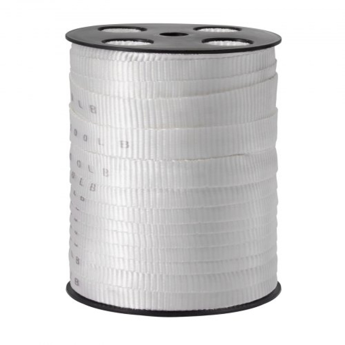 VEVOR Πολυεστερική ταινία έλξης, 3/4" x 265' Mule Tape Επίπεδο σχοινί, 2500 lbf εφελκυστική ικανότητα, τυπωμένη ταινία έλξης καλωδίου με πλέγμα για συσκευασία, κηπουρική, επαγγελματικά ηλεκτρικά, εργασίες αγωγών, λευκό