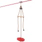 Κιτ Zipline VEVOR για παιδιά και ενήλικες, κιτ φερμουάρ 65 ποδιών έως 500 λίβρες, φερμουάρ Γρήγορης ρύθμισης εξωτερικού χώρου πίσω αυλή, Ψυχαγωγία παιδικής χαράς με φερμουάρ, νάιλον ζώνη ασφαλείας, κάθισμα και τιμόνι