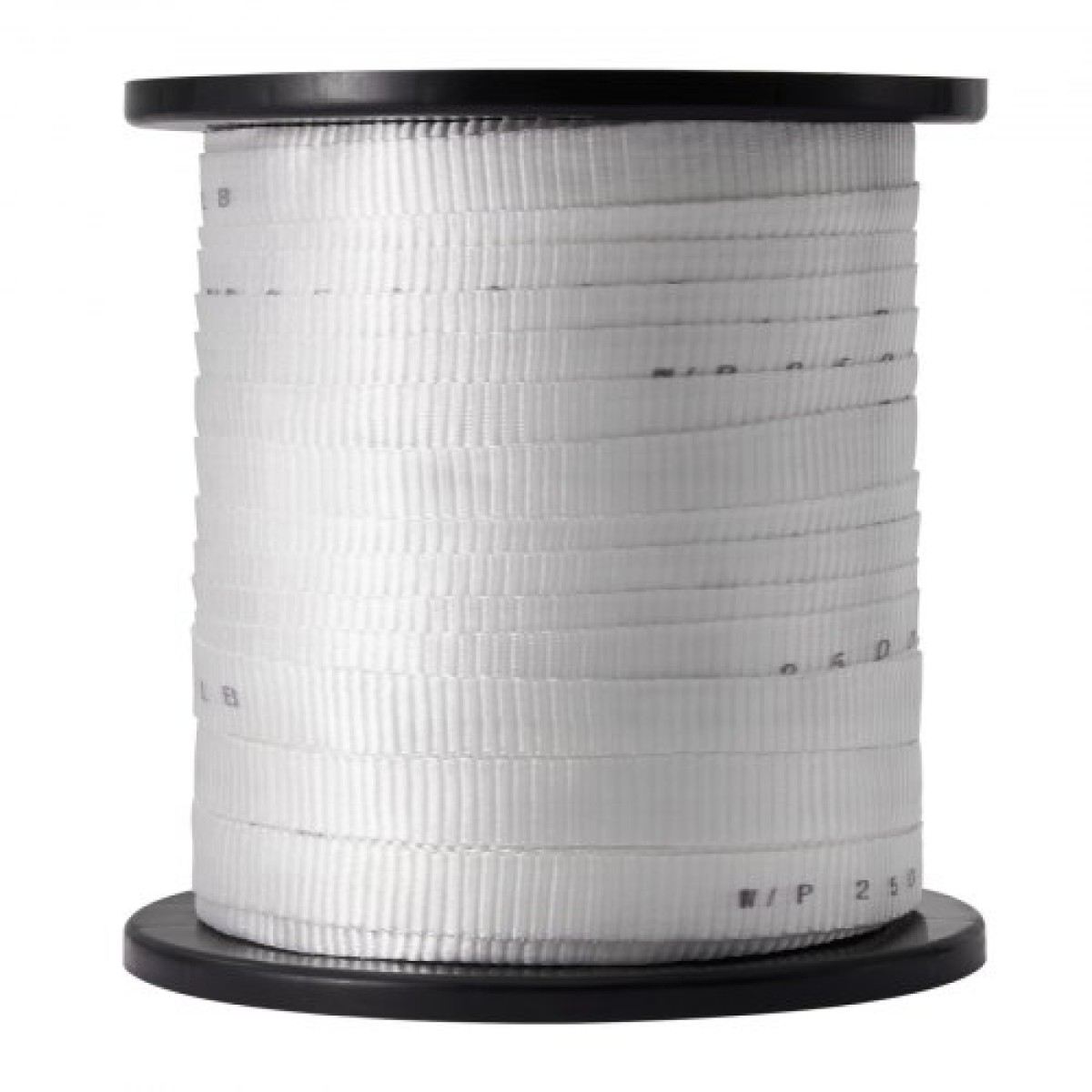 VEVOR Πολυεστερική ταινία έλξης, 3/4" x 318' Mule Tape Επίπεδο σχοινί, 2500 lbf εφελκυστική ικανότητα, τυπωμένη ταινία έλξης καλωδίου με πλέγμα για συσκευασία, κηπουρική, εμπορικά ηλεκτρικά είδη, εργασίες αγωγών, λευκό