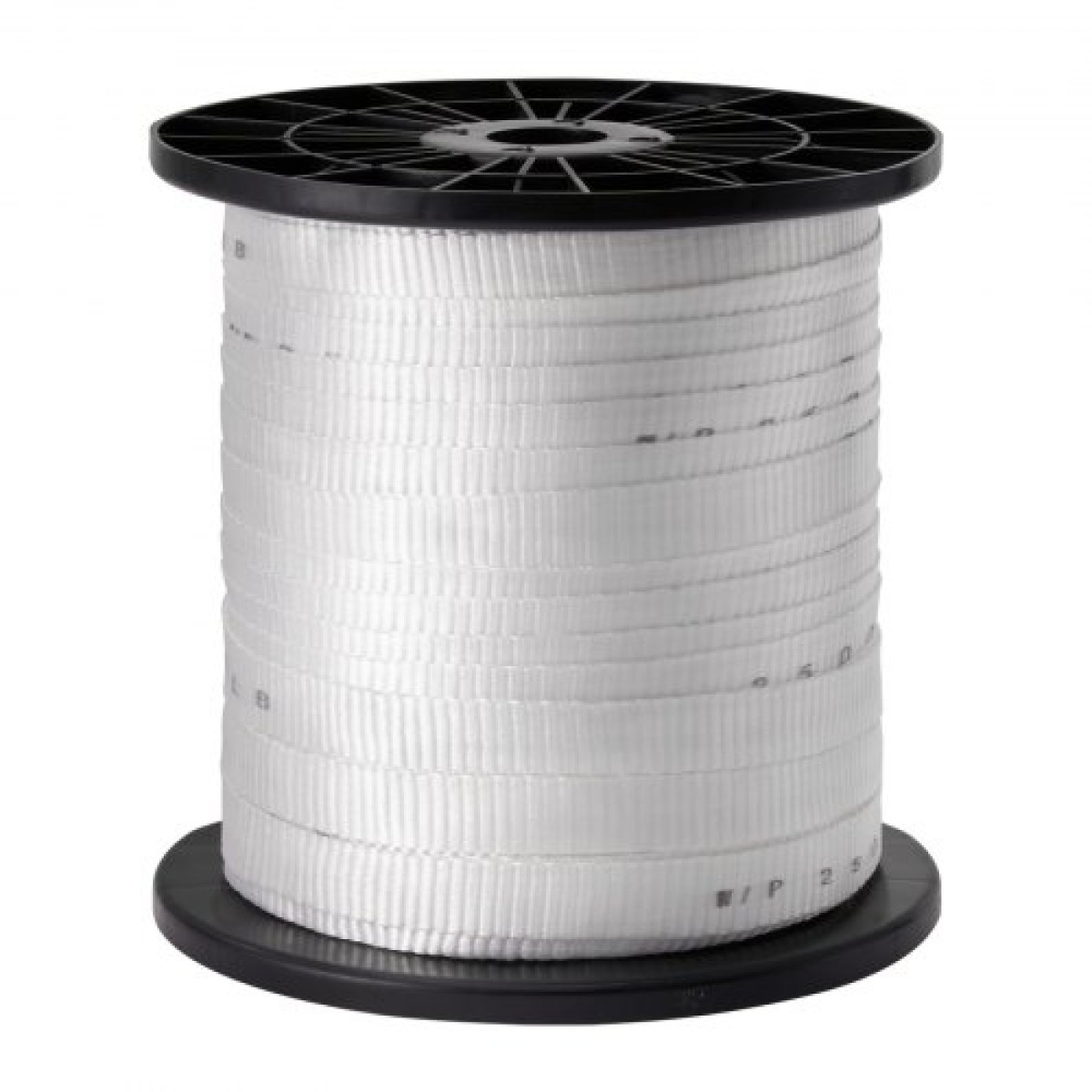 VEVOR Πολυεστερική ταινία έλξης, 3/4" x 318' Mule Tape Επίπεδο σχοινί, 2500 lbf εφελκυστική ικανότητα, τυπωμένη ταινία έλξης καλωδίου με πλέγμα για συσκευασία, κηπουρική, εμπορικά ηλεκτρικά είδη, εργασίες αγωγών, λευκό